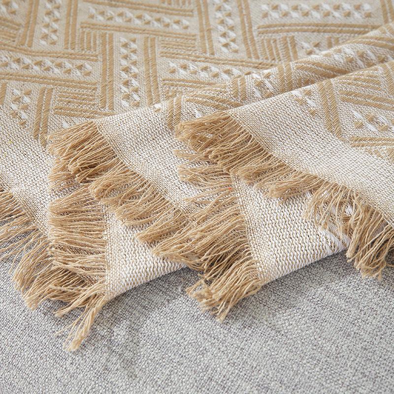 Scandinavian Style Simple Solid Colour Sofa Cover Cloth Four Seasons Universal Sofa Towel Full Cover Universal All-inclusive Sofa Cover