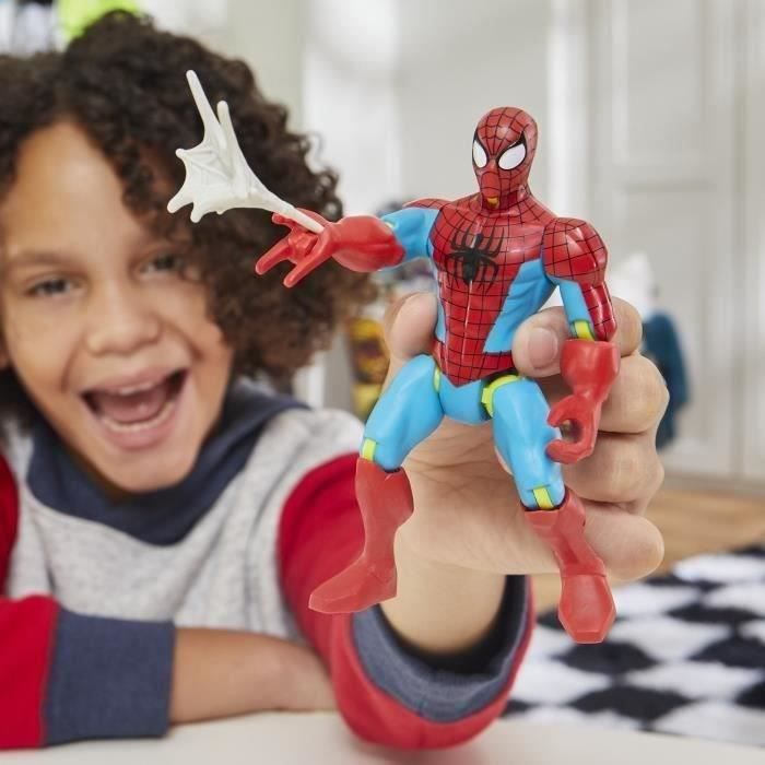 MixMashers SpiderMan, figurine 12 cm personnalisable à mélanger et combiner avec accessoires, Marvel, dès 4 ans