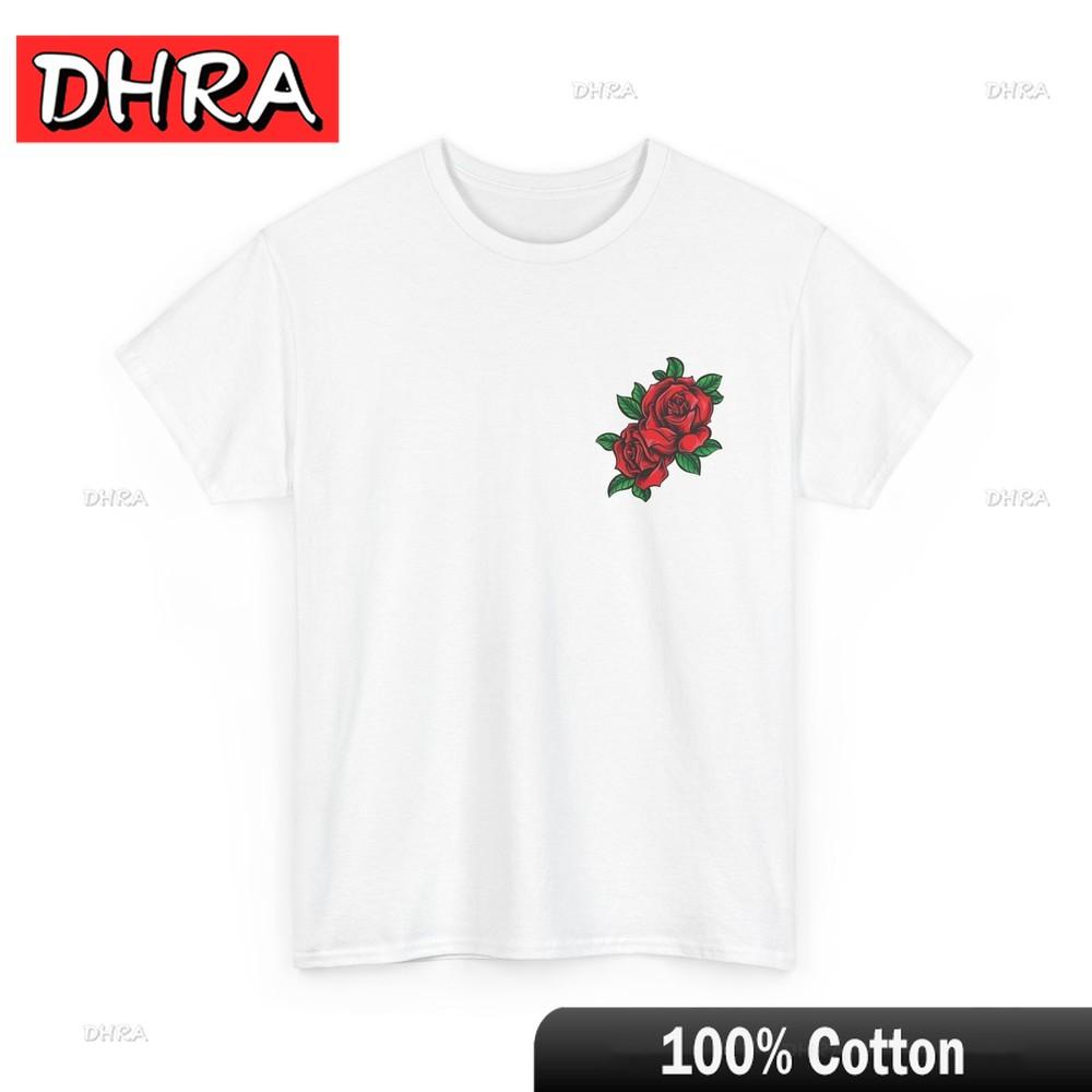 Flower Shirt Roses Planting Gardening Lovers Botanical Rose Cute Shirt Edgy Retro Fresh Unisex Tshirts Retro Minimalist Cool Tee S