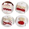 Fashion Red Retro Hair Clip Seamless Headdress Hair Barrettes Polka Dot Bowknot Hairpin for Women Girls