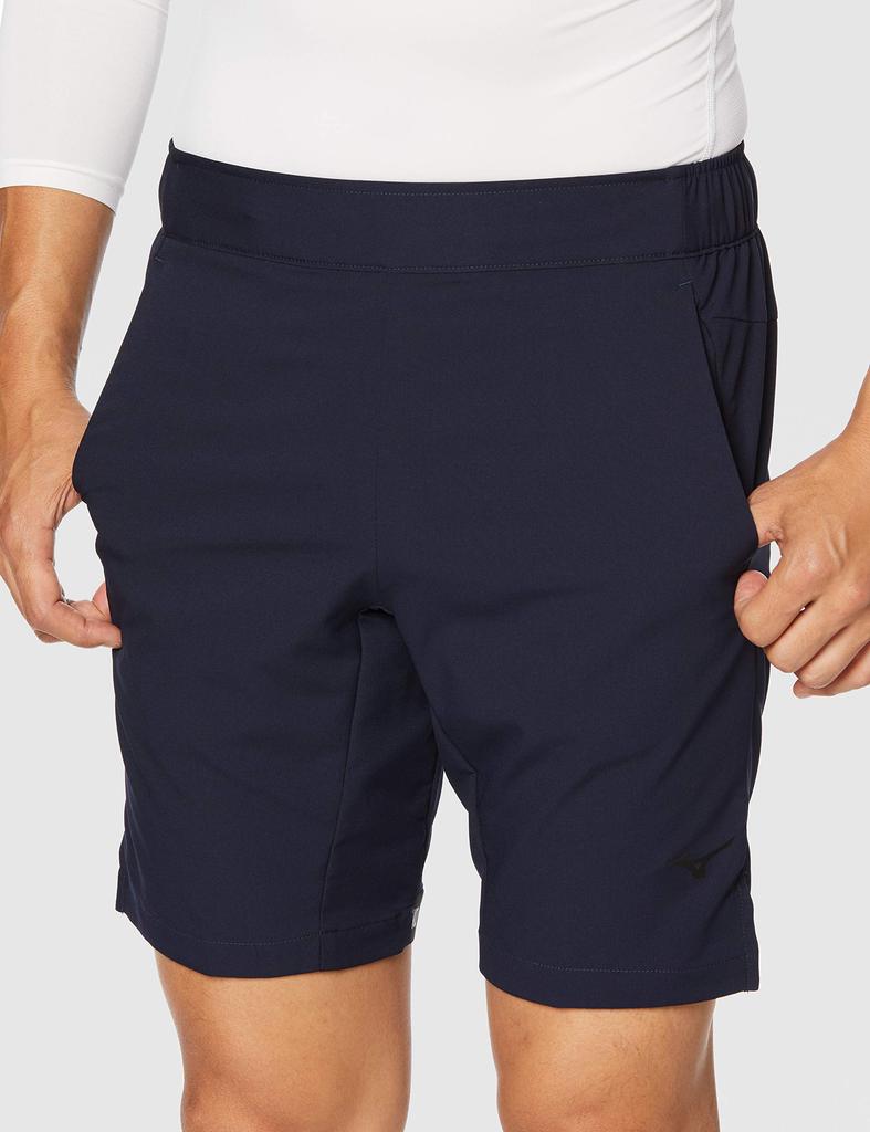 Mizuno Move Cross Training Deep Size M Shorts, Moisture-Wicking, Quick-Drying, Stretch, Men's, 32MD0032, Navy, (Japan Size)