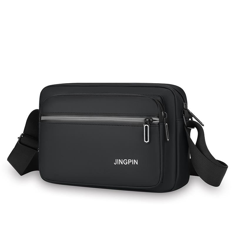 

Мужская сумка-мессенджер Простая деловая дорожная легкая мужская сумка Многослойное хранение Наплечная сумка Новая сумка для поездок