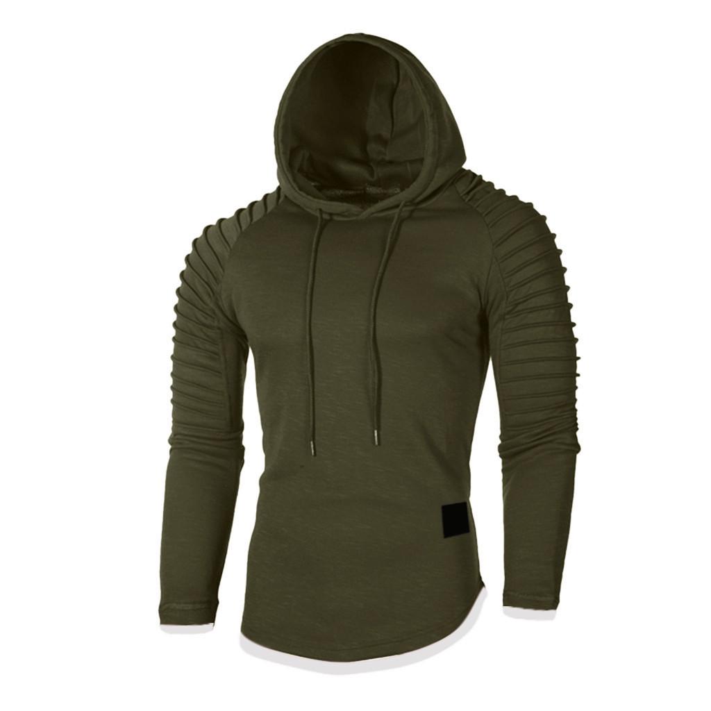 Men‘s Long Sleeve Winter Casual Sweatshirt Hoodies Top Blouse Tracksuits
