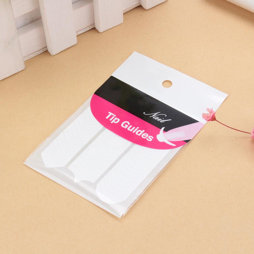 French Manicure Nail Art Tips Form Guide Sticker Nail Accessory