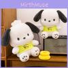 Pochacco Plush Toy With Swim Ring Soft Stuffed Animal Dog Pillow For Kids Gift Special Characters Included