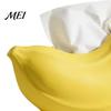 Living Room Tissue Box Decor Box, Matte Banana Shape Holder, Easy Pull Kitchen Thickened Waterproof Moisture-Proof Dispenser, for Home Dining Vibrant