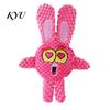 Durable Plush Toys for Daily Chewing Stuffed Animal Dog Toy, Squeaky Pet Chew Funny Cartoon Character Bear Bunny Deer Design, Teething Toy Puppies,