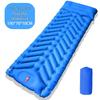 Ultralight Portable TPU Inflatable Camping Pad - Moisture-Proof, Single/Double, Foot-Press Design