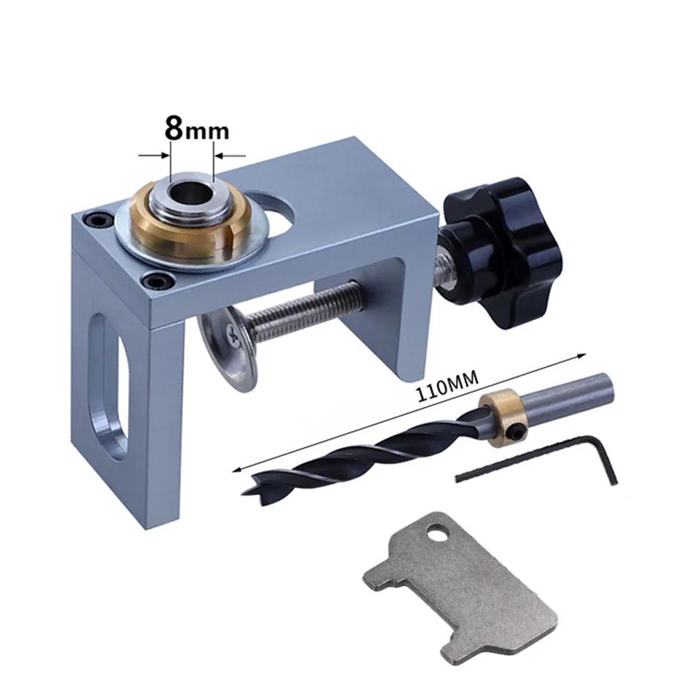

DIY Projects Cabinet Drill Guide Multipurpose Drill Guide Sturdy Material Wide Range Of Clamping Aluminum Alloy 6061 Brass Nut
