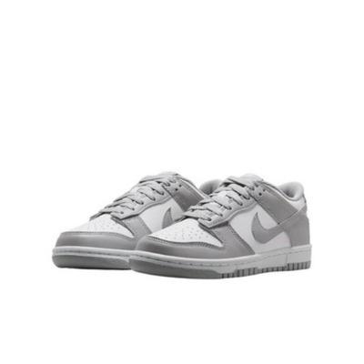 Dunk Low GS Basketball Shoes Unisex White Light Smoke Grey FB9109-123