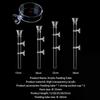 Tube Alimentateur d'Aquarium en Acrylique Bol Transparent Bac à Poissons Crevettes Escargots Nourriture Crevettes Bol Alimentateur Accessoires d'Alimentation