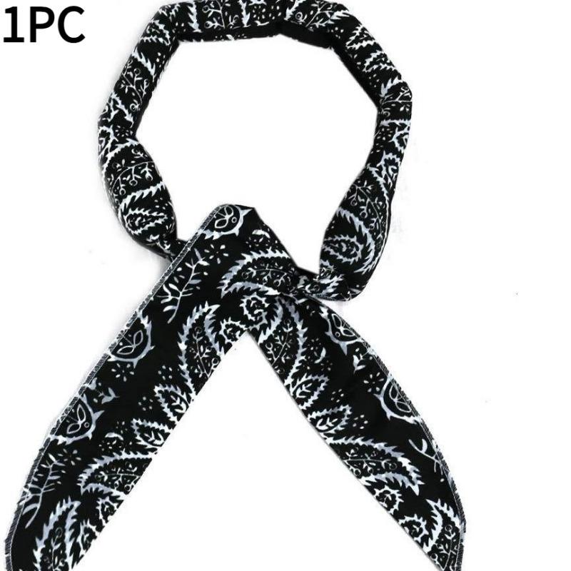 

1PC Summer Sports Cooling Ice Towel Cool Wrist Towel Printed Cooling Scarf Strap Bandana Cold Towel