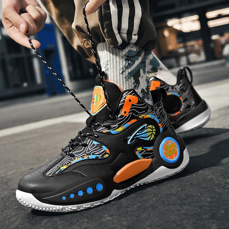 Zapatillas de Baloncesto Nuevas para Hombre Cómodas Antideslizantes Zapatillas Ligeras Impermeables Originales de Lujo para Entrenamiento Unisex Botas de Baloncesto