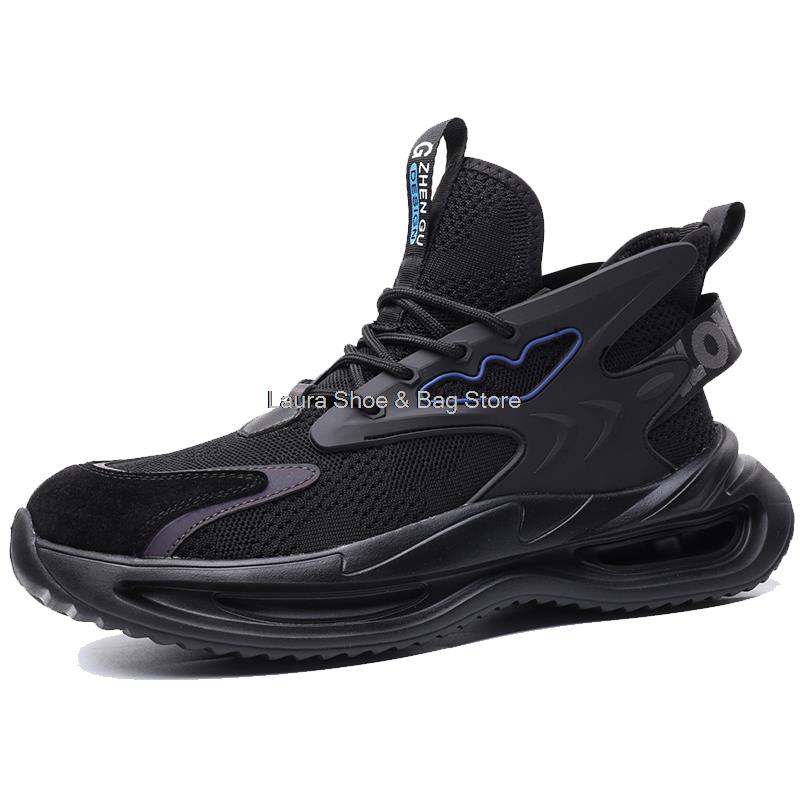Fashion New Safety Shoes Men Women Steel Toe Sneaker Anti-smash Anti-stab Work Shoes Breathable Construction Safety Boots Male Work Boot