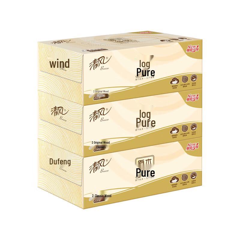 Qingfeng Original Wood Pure 2-Ply Tissues