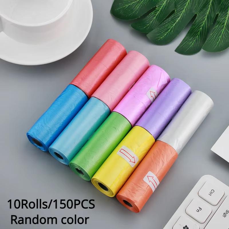 

10PCS Walking Dog Pet Pick Up Poo Bag Dog Poop Bag Cat Universal Print Small, Easy To Carry And Not Easy To Break