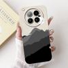 For Infinix Zero 40 4G X6860 Case Liquid Silicone Soft TPU Back Cover For Infinix Zero 40 5G X6861 Funda Gothic Black Night Capa