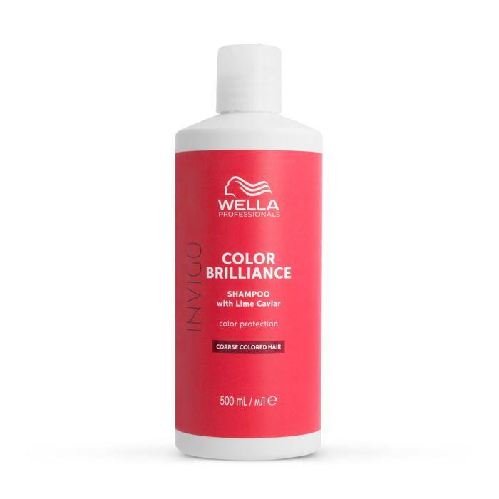 Wella Professionals Invigo Color Brilliance Shampoing Pour Cheveux Épais Et Colorés 500ml