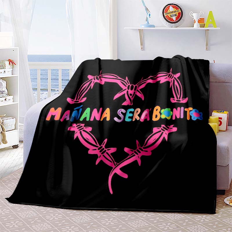 Customizable K-KAROL-G flannel blankets, perfect for autumn warmth, suitable for children and adults, and stylish K-POP shawls