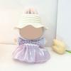 Baby Clothes Set with Hats Hair Accessories Soft Fabric Doll Wedding