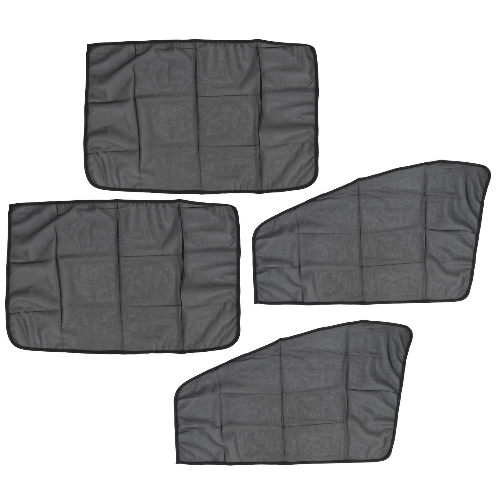 

4Pcs Magnet Sun Shade Universal UV Protection Car Side Front Rear Window Curtain