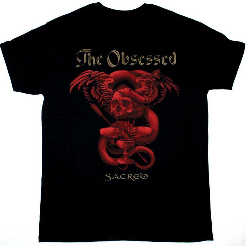 SALE Vtg THE OBSESSED SACRED Cotton Black All Size Unisex Shirt Unisex T-Shirt S