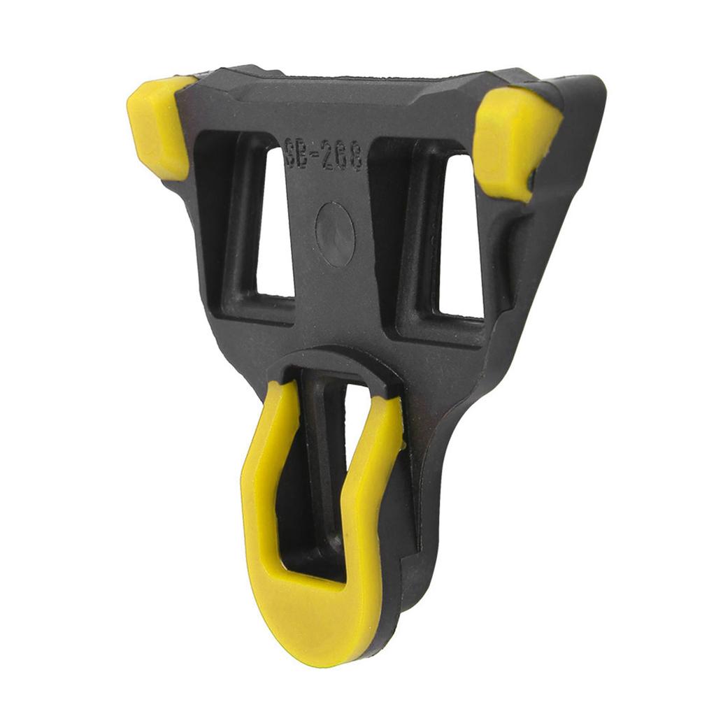 1 Pair Cycling Self Locking System Pedal Cleats Mountain Road Bike Accessory (Yellow)