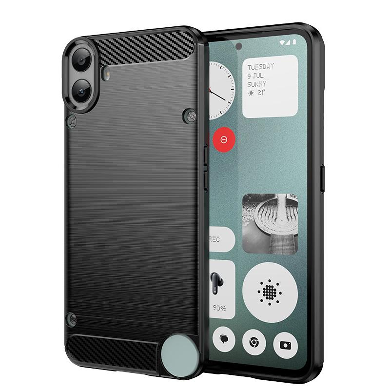 

Чехол для телефона Nothing CMF 1 Чехол для телефона Nothing CMF 1 Противоударный роскошный матовый защитный чехол для телефона из ТПУ Nothing CMF Phone 1 Nothing CMF Phone 1 чёрный