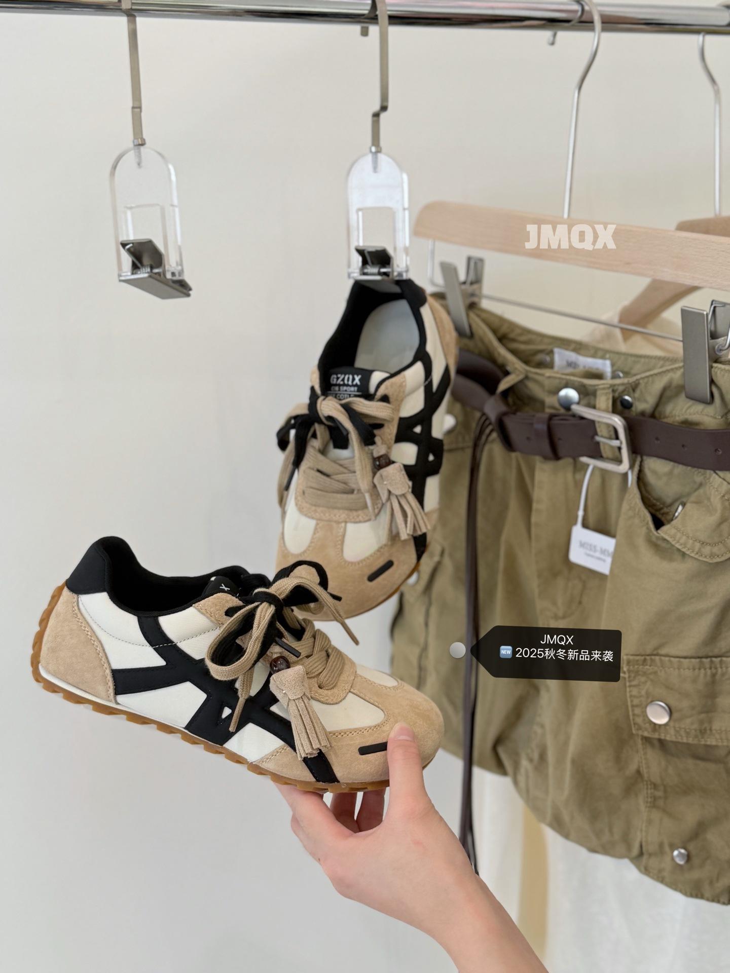 

European Station Leather Women s Shoes 2025 Summer New Fashion Platform Versatile Small Height Increasing Sports Little White Board Shoes 40 абрикосовый