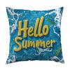 High Definition Printed Letters Pillow Cover Outdoor Vacation Atmosphere Living Room Bedroom Sofa Cushion Lumbar Cushion Cover
