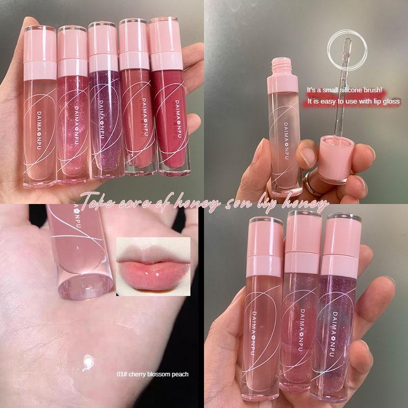 Transparent Lip HoneyGlass LipsMoisturising and MoisturisingDoodle LipsMoisture Mirror Lip GlazeLip OilColour Makeup