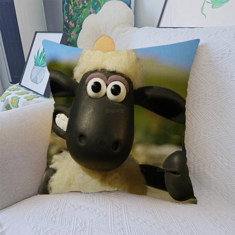 Cartoon S-shaun The S-sheep Pillowcase Toon Gift Cushion Cover Bedroom Home Sofa Chair Seat Decor Pillow Case