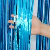 5pcs 100x200cm Glitter Rain Curtain Door Tassel Shiny Foil Streamer Party Backdrop For Birthday Wedding Prom Party Decoration