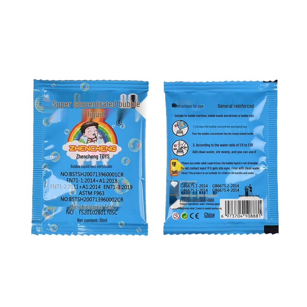 Bubble Gun & Machine Super Concentrated Refill Liquid - Upgrade Bubble Baba