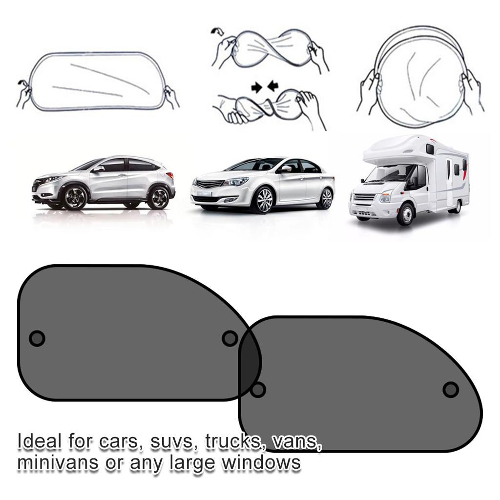 Car Window Shades Car Side Rear Window Sun Shade Block Sun Heat for Kids Baby Auto Window Sun Shade Protector