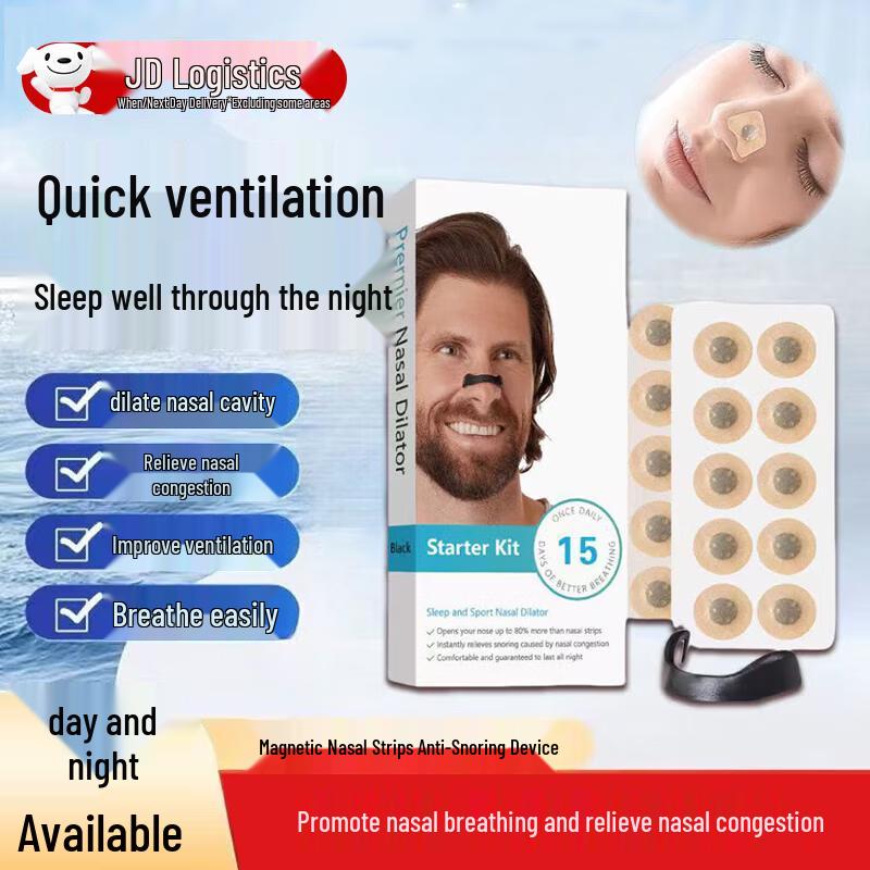 

Magnetic Anti-Snoring Nasal Dilator