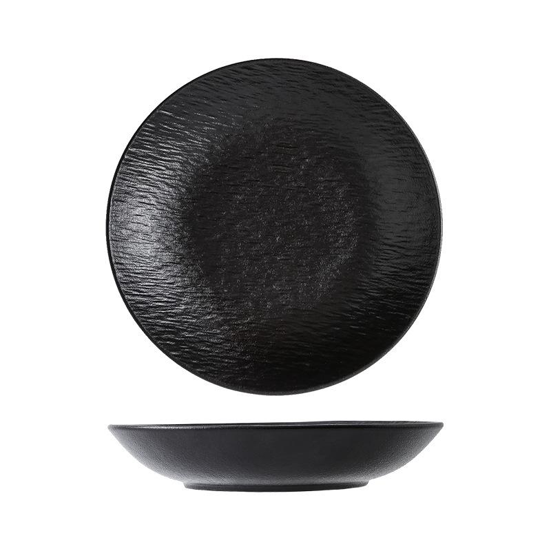 

Посуда в японском стиле Керамический камень Узор Диск Бытовая тарелка Креативная тарелка для стейка Сервировка