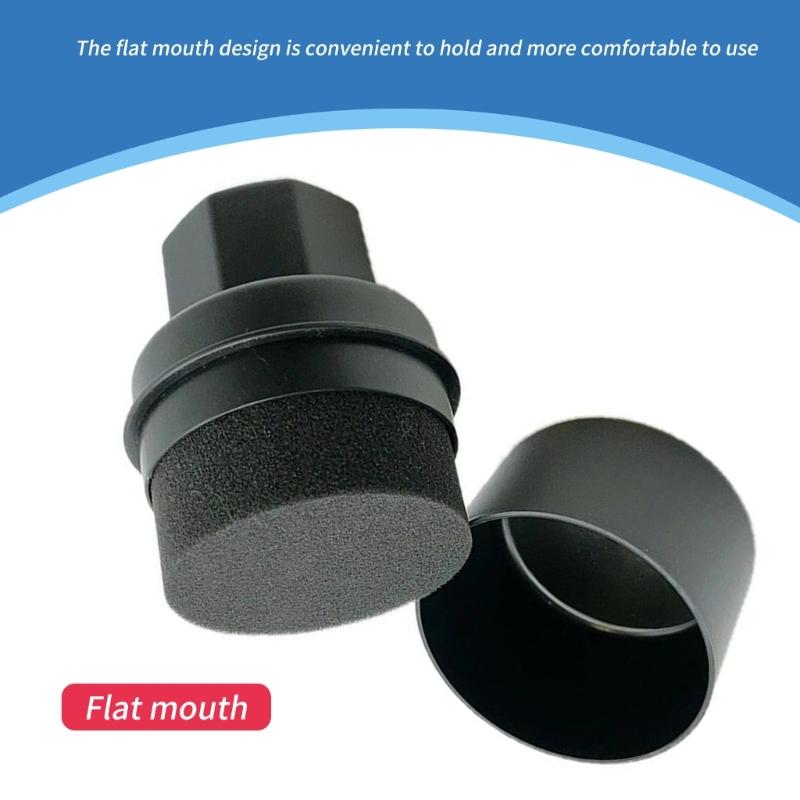 Tire Dressing Applicator Pad Car Tire Detailing Sponge Detailing Brush with Lid Tire Waxing Sponge Tire Cleaning Tools