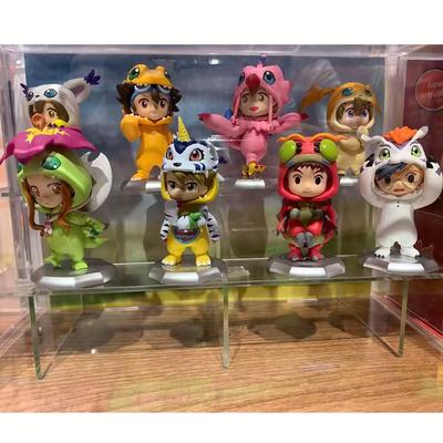 High Quality 2 Style 8pcs/set Anime Digital Monster Digimon Cosplay Cute Action Figure Model Toys for Children