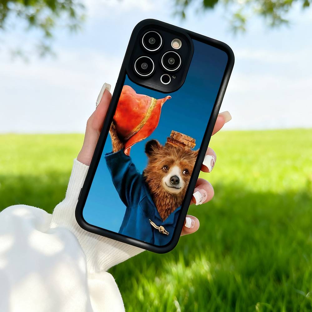 

P-Paddingtons B-Bears Cute Case For IPhone 17 15 14 13 12 16 Pro Max Plus 11 Mini Shockproof Silicone iPhone 17 Air
