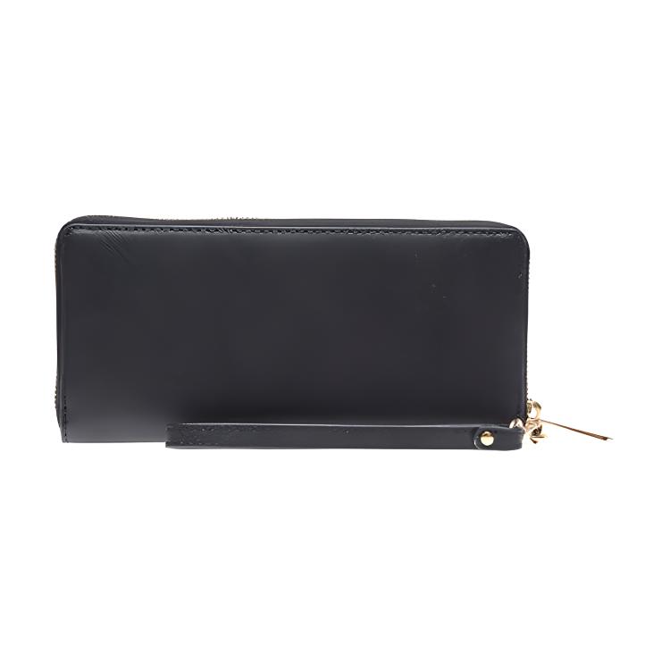 Michael Kors Long Letter Logo Wallet Leather Clutch Women wallet Black 32S5GTVE9L-BLACK