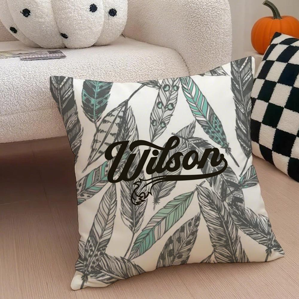 brand classic WWilson Cushion Cover Throw Pillow Cover Hidden Button Durable Polyester Chair Cushion