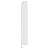 Headboard Cabinet with LED and Shelf White 140 x 16.5 x 103.5 cm