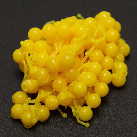 400Pcs/Box Fishing Float Ball Mini Soft TPR Hook Lure Ball Bionic Tadpole