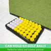 Large Golf Ball Holder Golf Driving Range Practice Balls Box Set Training Accessories with Storage Container for Golfers