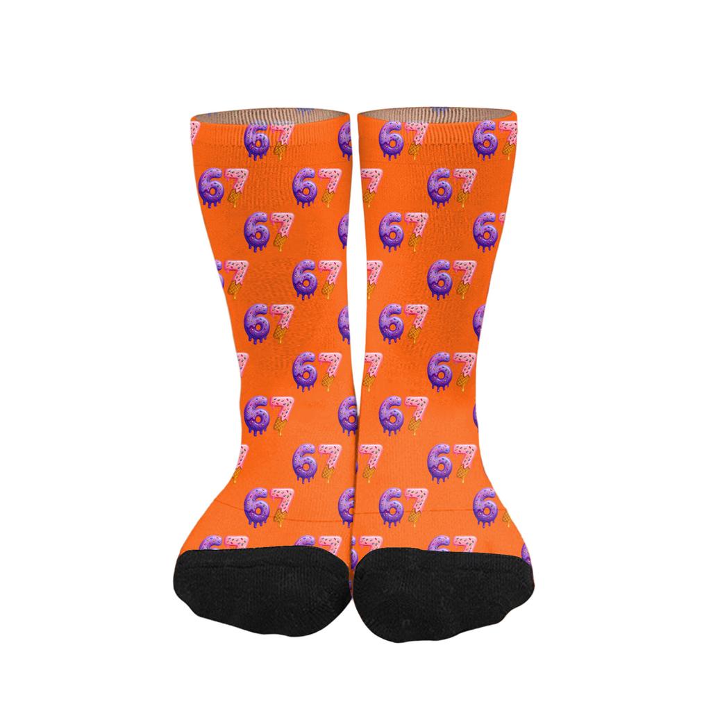 Cute And Playful Socks Mid-Calf Socks Long Socks Printed Socks