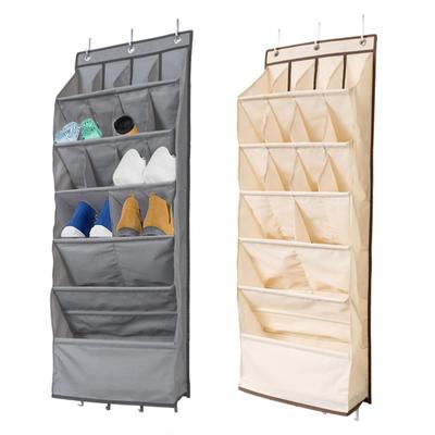 Door Shoe Organizer Hanging Bag Large Capacity Easy Access Simple Installation Versatile Shoe Holder Storage