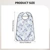 Adult Bib for Eating Clothing Protector Beautiful Protection Reusable Elderly Waterproof