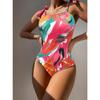 Girl Beauty Back Summer Sexy Women's Swimsuit Vacation Tight Double Shoulder Strap Bikini