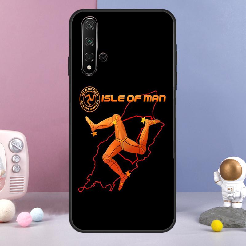 Isle of Man Flag For Huawei Nova 3i 7i 8i 11i 12i 9 10 SE Y60 Y61 Y70 Y72 Y73 Y90 Y91 P20 P40 P30 Lite Case